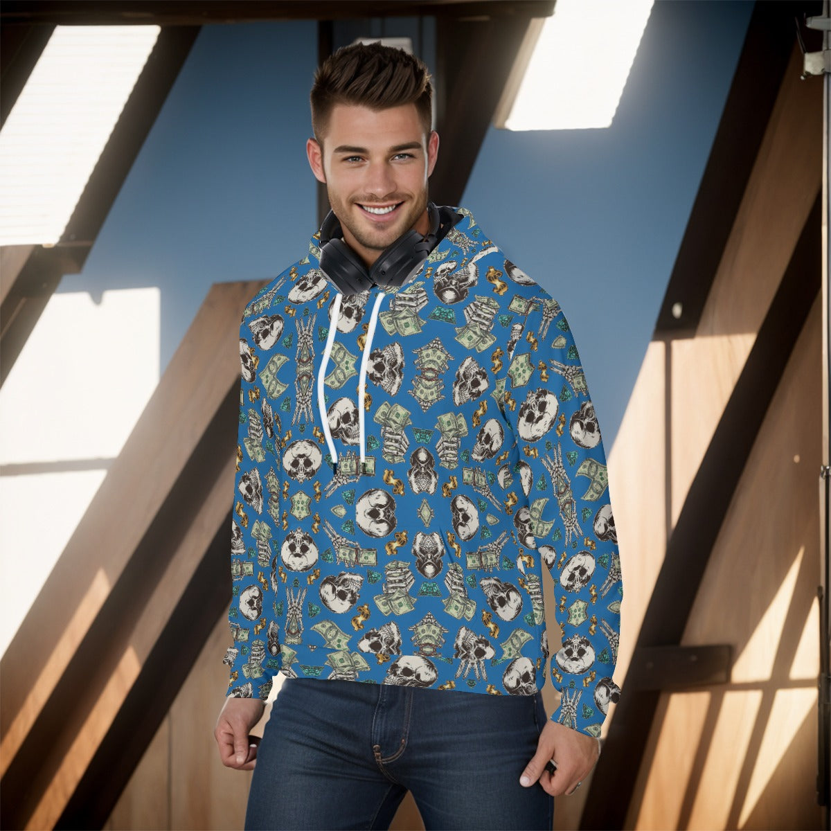 kokorepublic Print Men's Pullover Hoodie