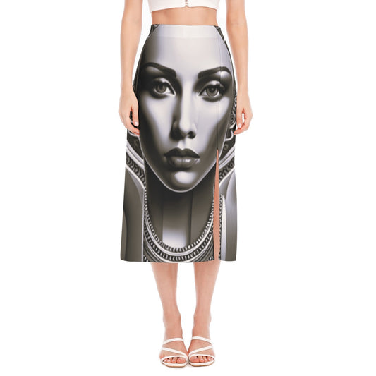 kokorepublic Print Women's High Slit Long Skirt