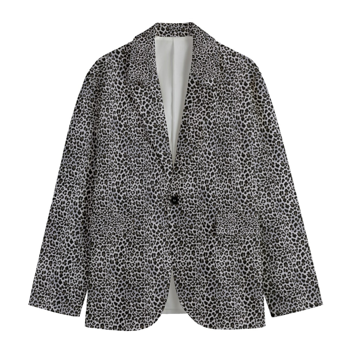 kokorepublic Print Men's Casual Flat Lapel Collar Blazer