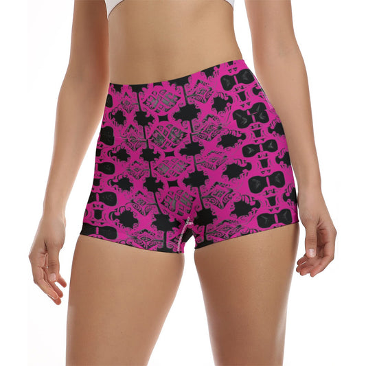 Kokorepublic  Print Women's Ultra-Short Yoga Shorts