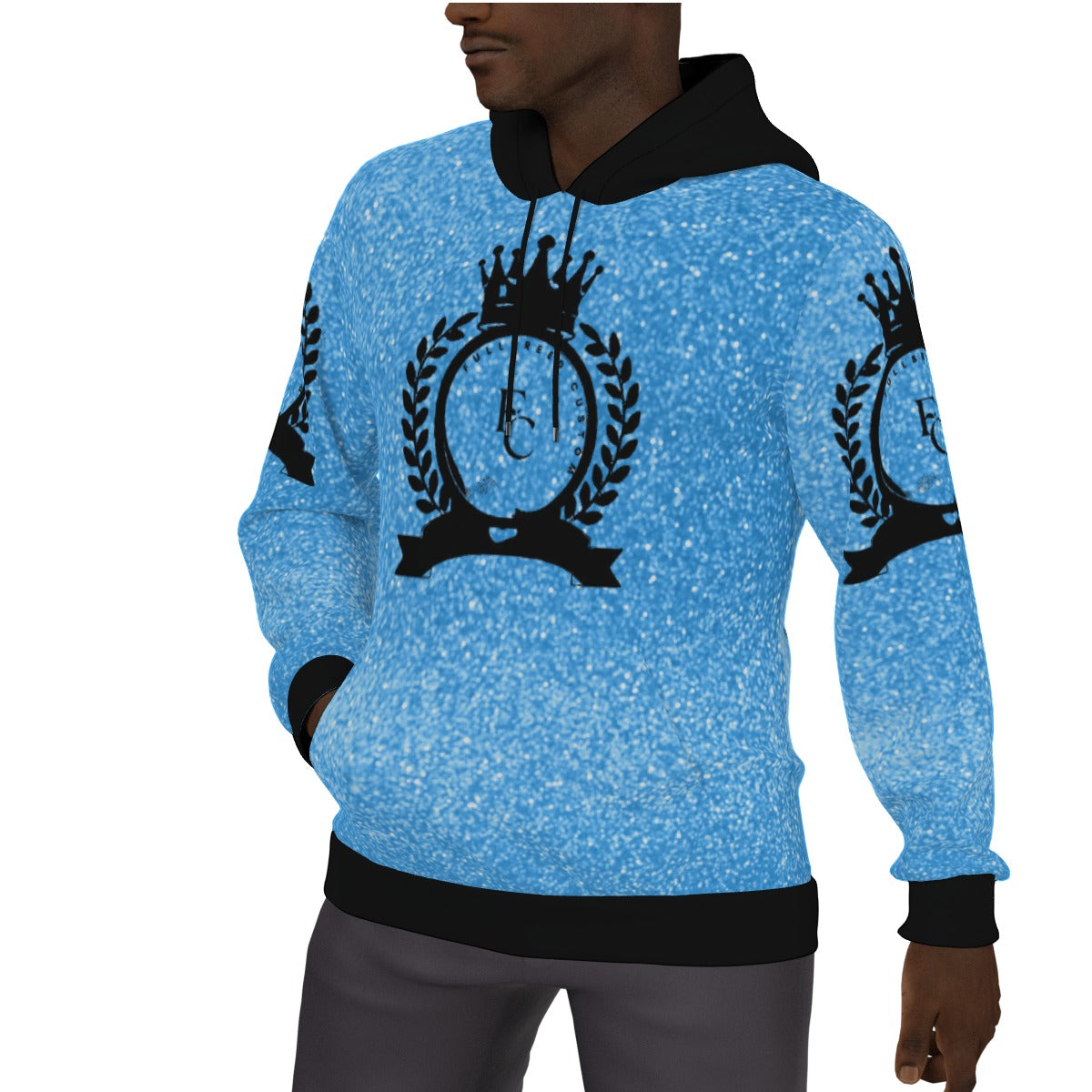 fullbreedCustom Print Men's Thicken Pullover Hoodie