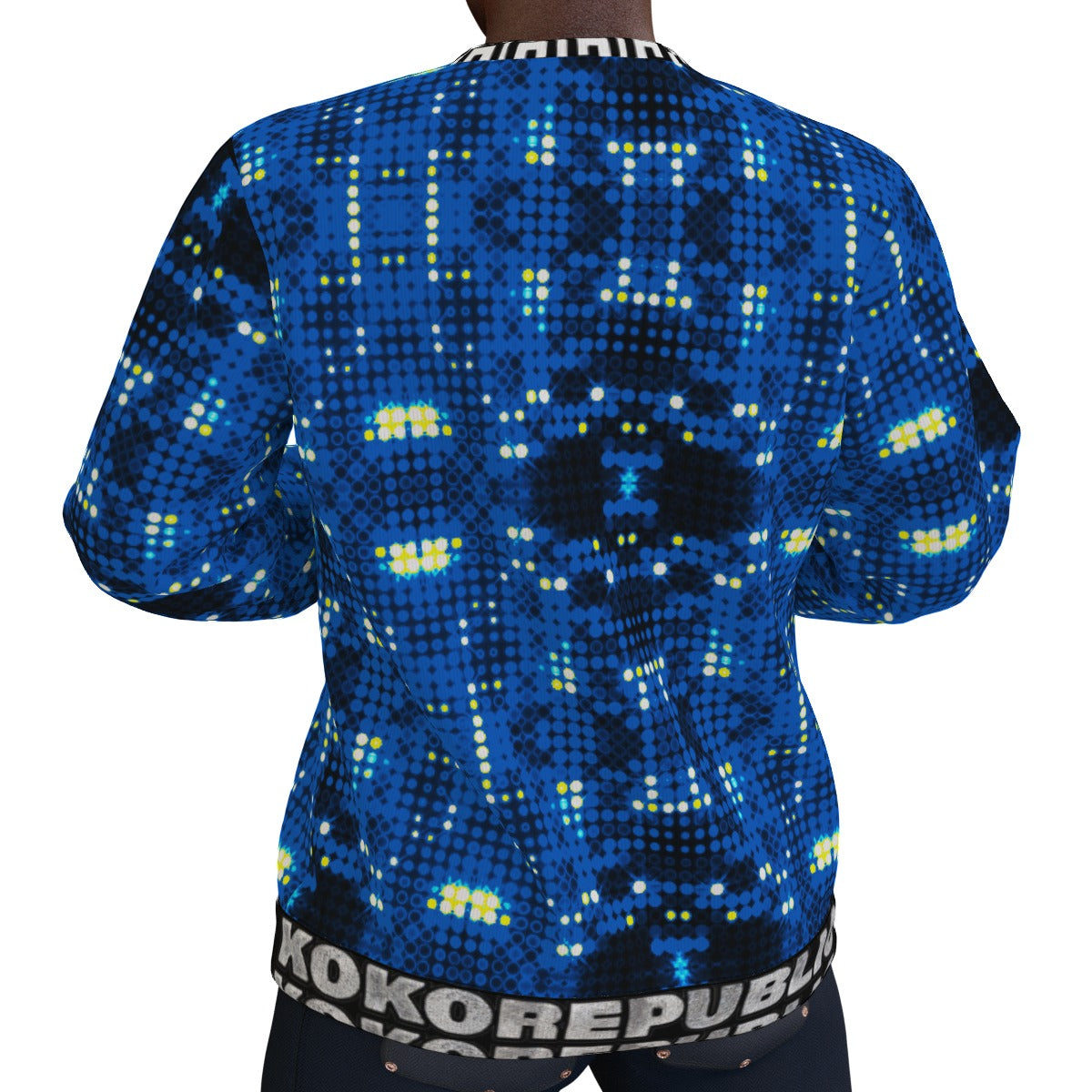 kokorepublic  Print Men's Thicken Sweater
