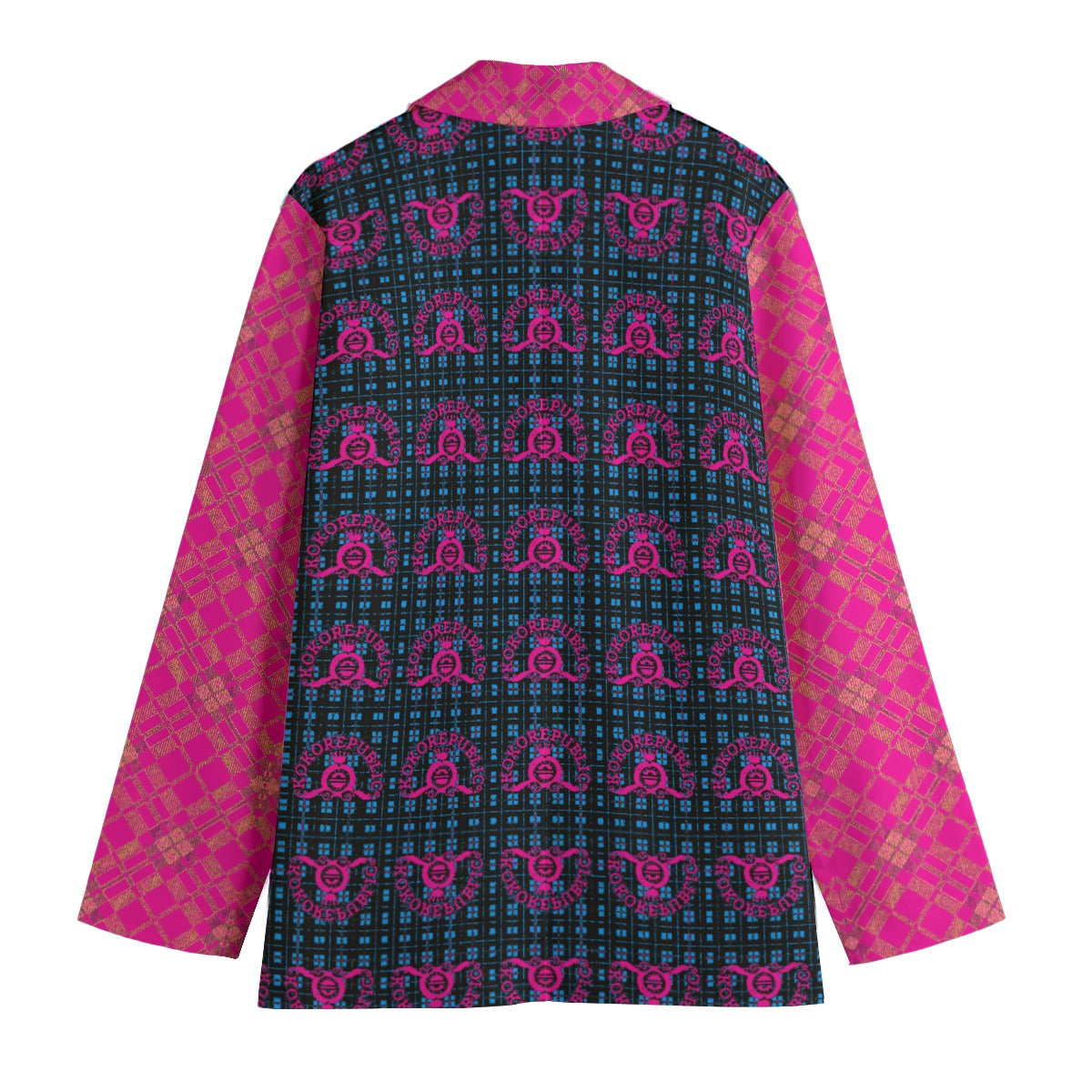 kokorepublic Print Women's Leisure Blazer | 245GSM Cotton