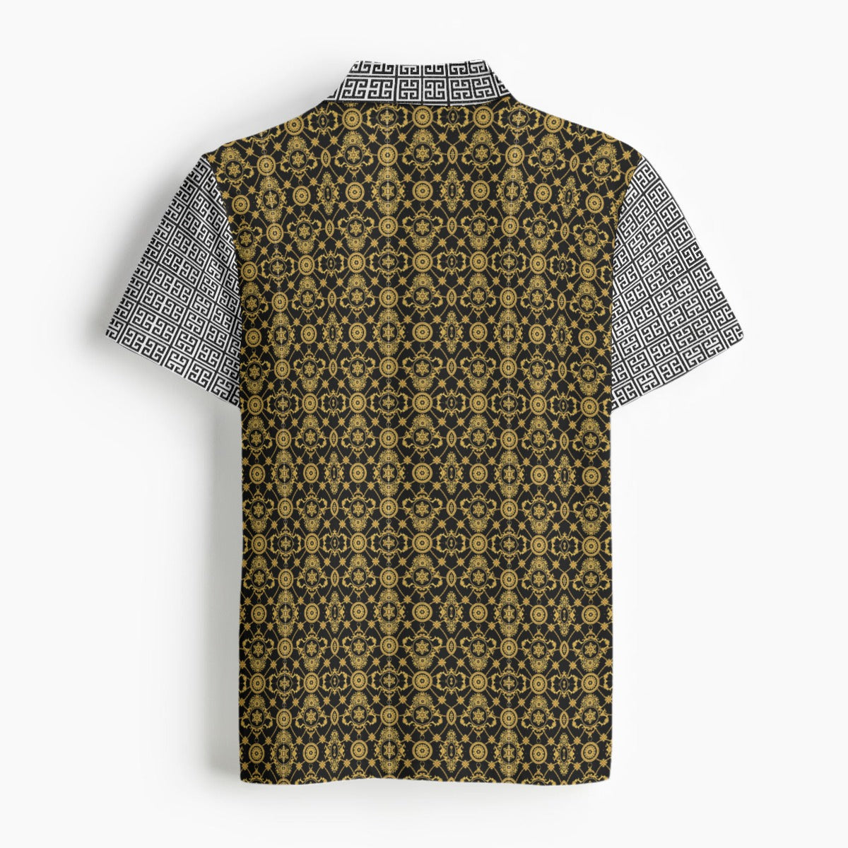 All-Over Print Men's Polo Collar Jersey
