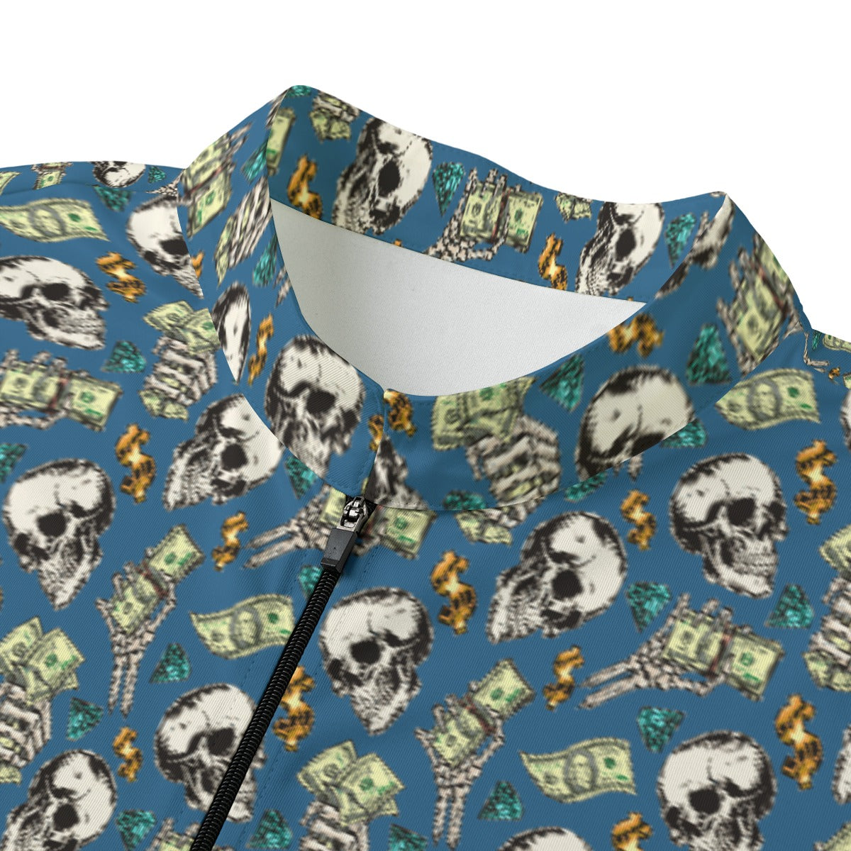 kokorepublic Print Men's Billiard Cloth With Black Zipper
