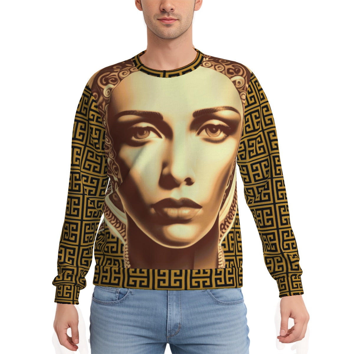 kokorepublic Print Men's Heavy Fleece Sweatshirt