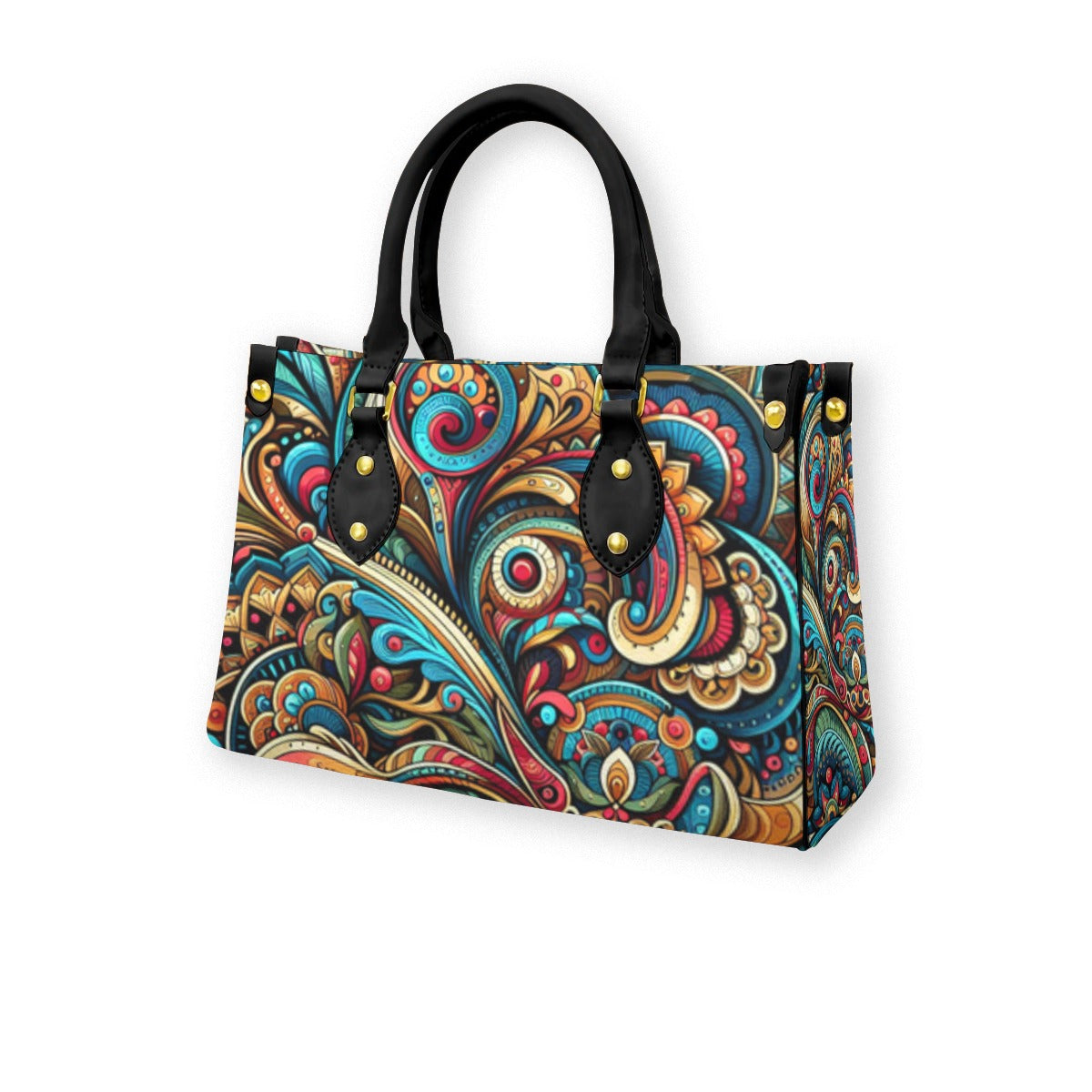 kokorepublic Women's Tote Bag With Black Handle