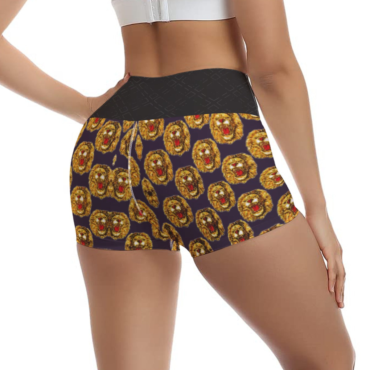 Kokorepublic  Print Women's Ultra-Short Yoga Shorts
