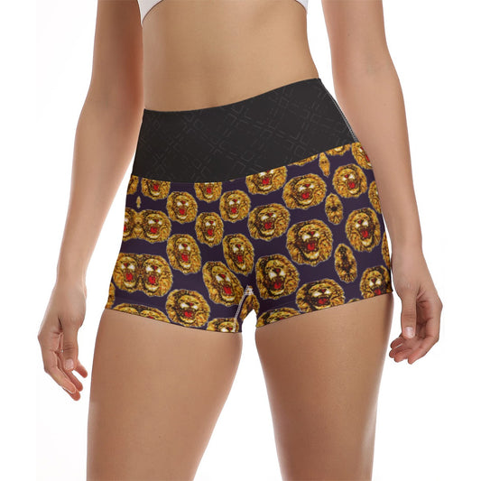Kokorepublic  Print Women's Ultra-Short Yoga Shorts