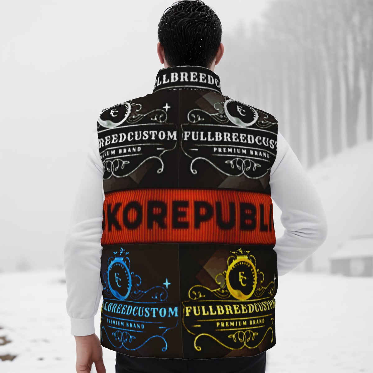 kokorepublic Print Unisex Down Vest