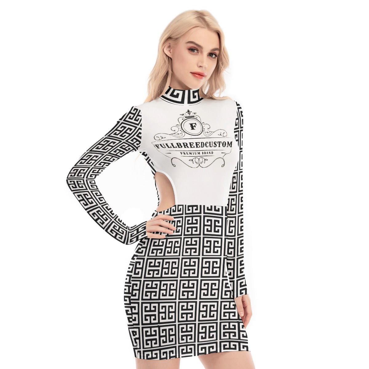 kokorepublic Print Women's Waist Hollow Hip Dress