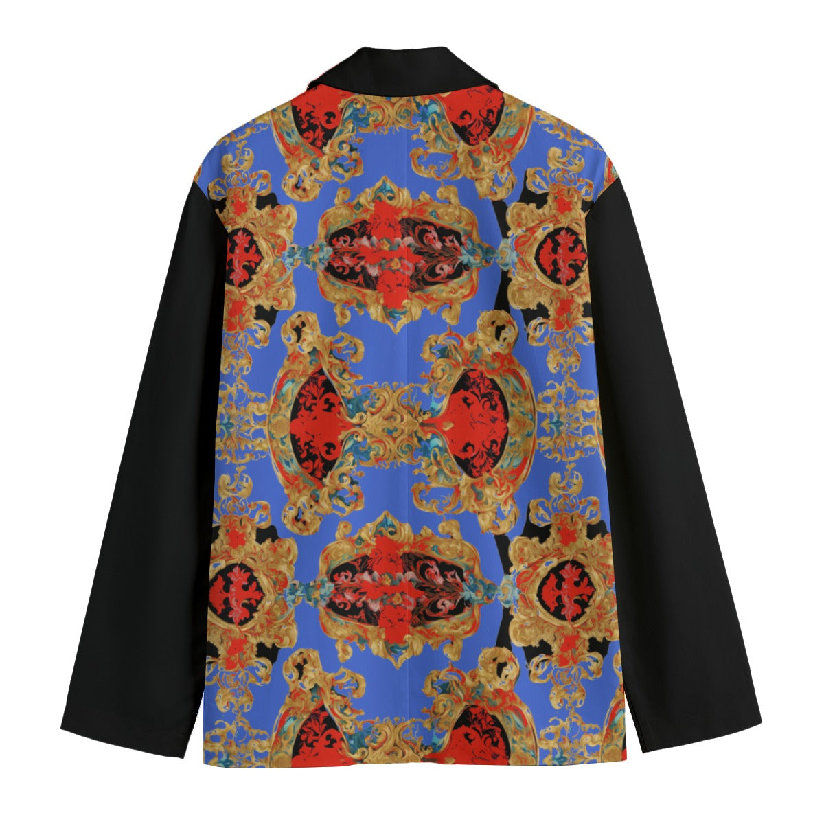 Nollywoodtrend Print Men's Casual Flat Lapel Collar Blazer | 245GSM Cotton
