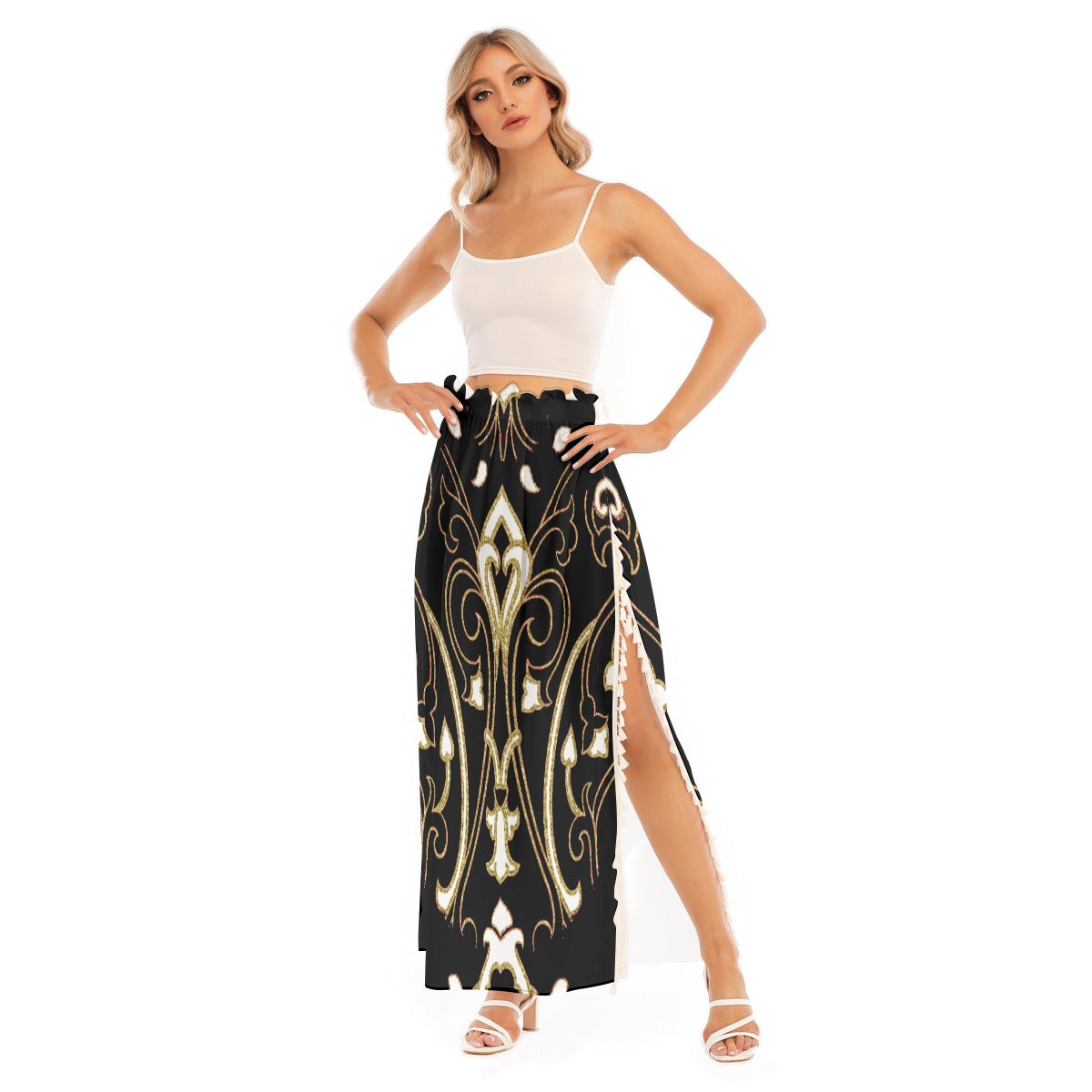 Kokorepublic Print Women's Side Split Skirt