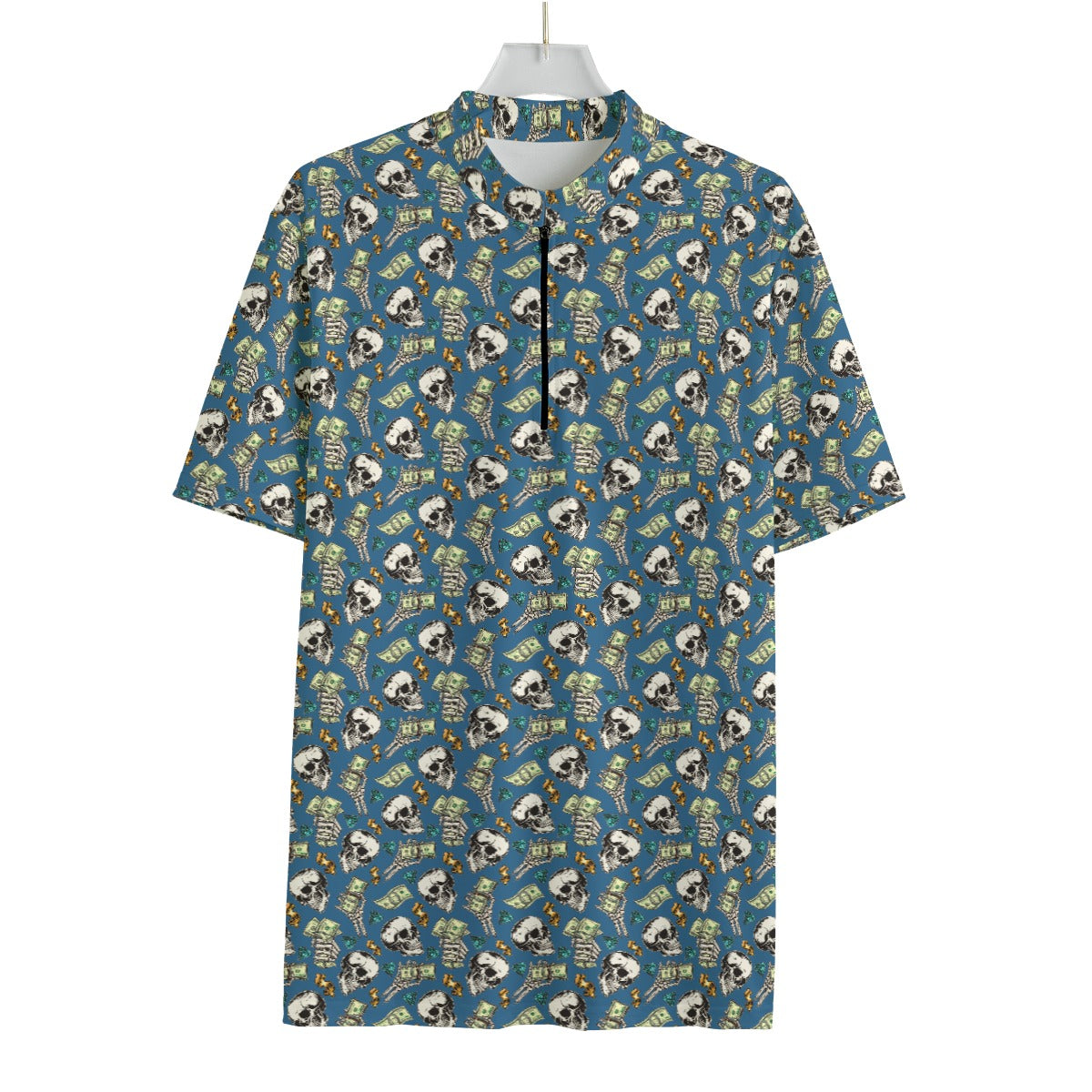 kokorepublic Print Men's Billiard Cloth With Black Zipper
