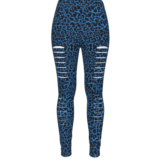kokorepublic Print Women's Ripped Leggings