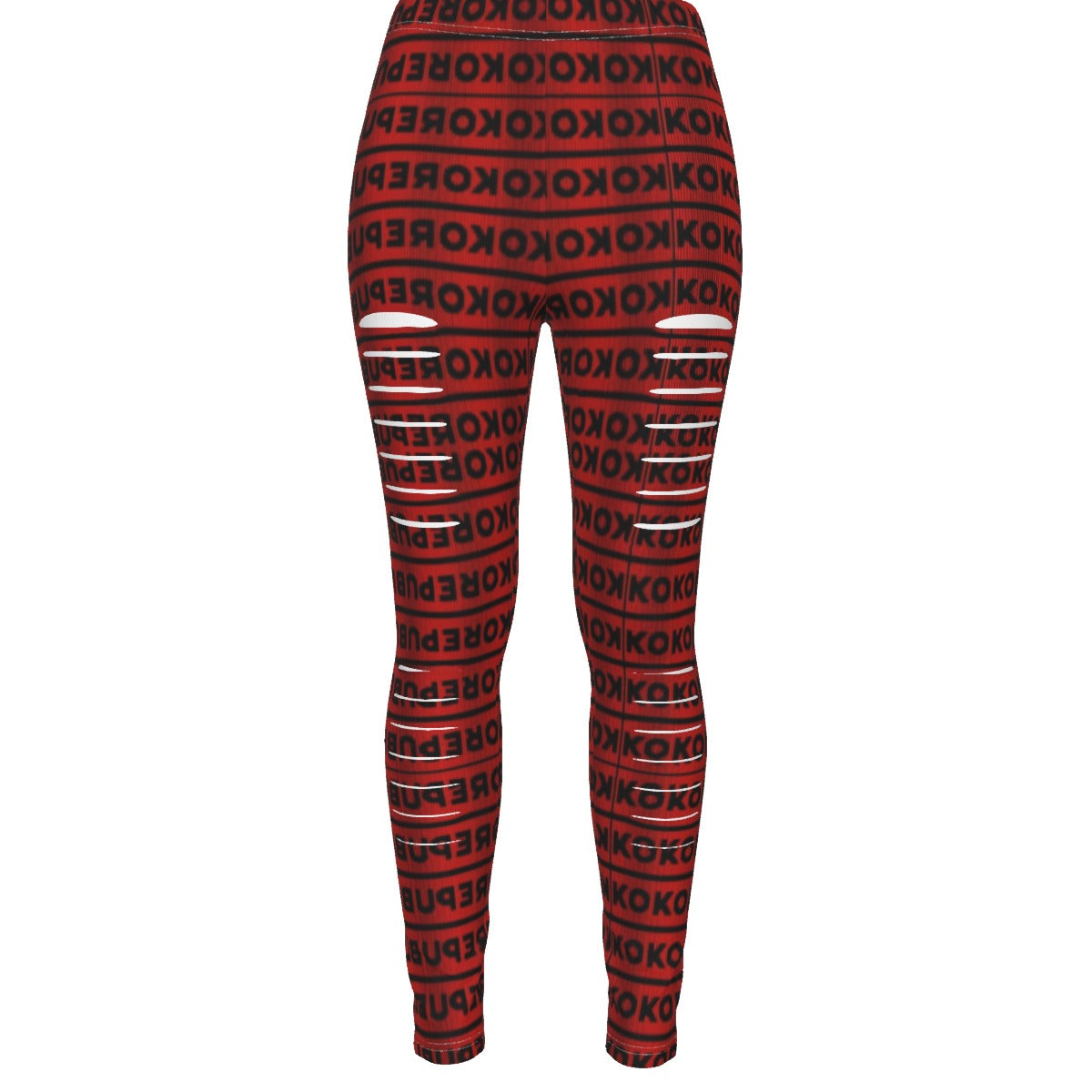 kokorepublic Print Women's Ripped Leggings