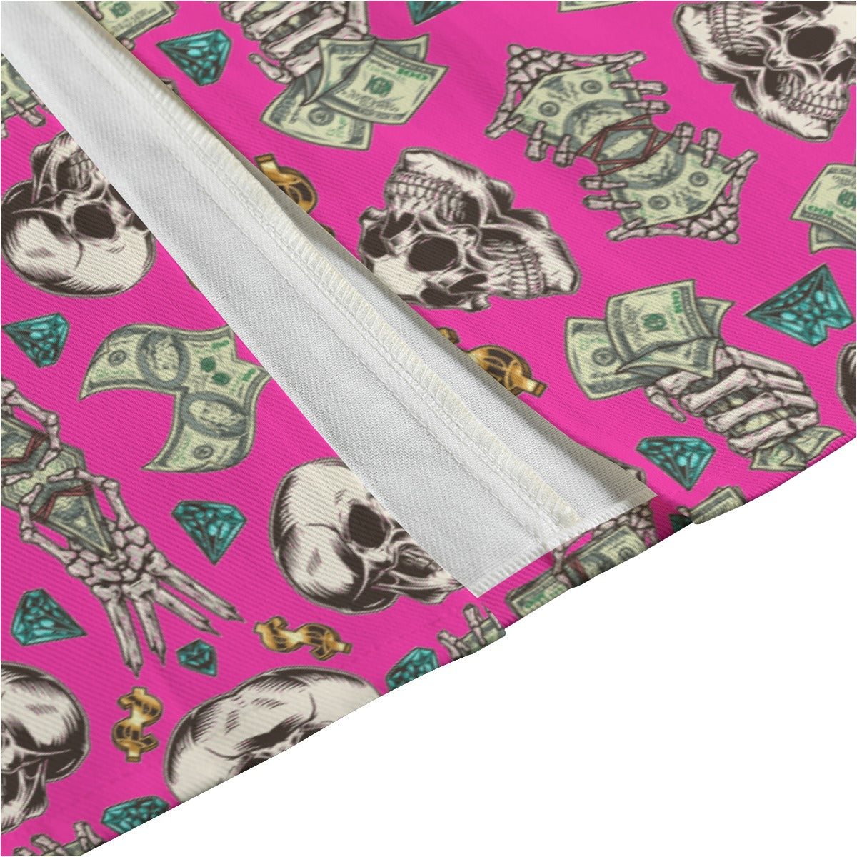 kokorepublic Print Women's Front Mid-slit Skirt | 245GSM Cotton