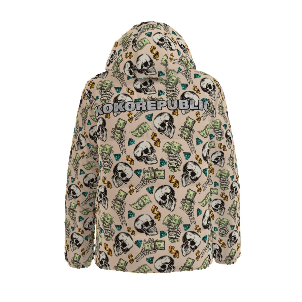 All-Over Print Unisex Down Jacket