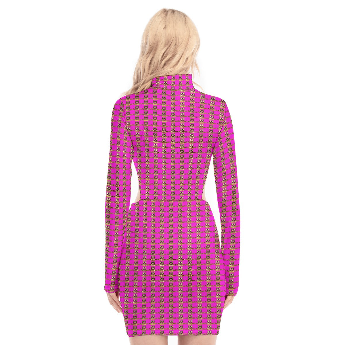 kokorepublic   Print Women's Waist Hollow Hip Dress