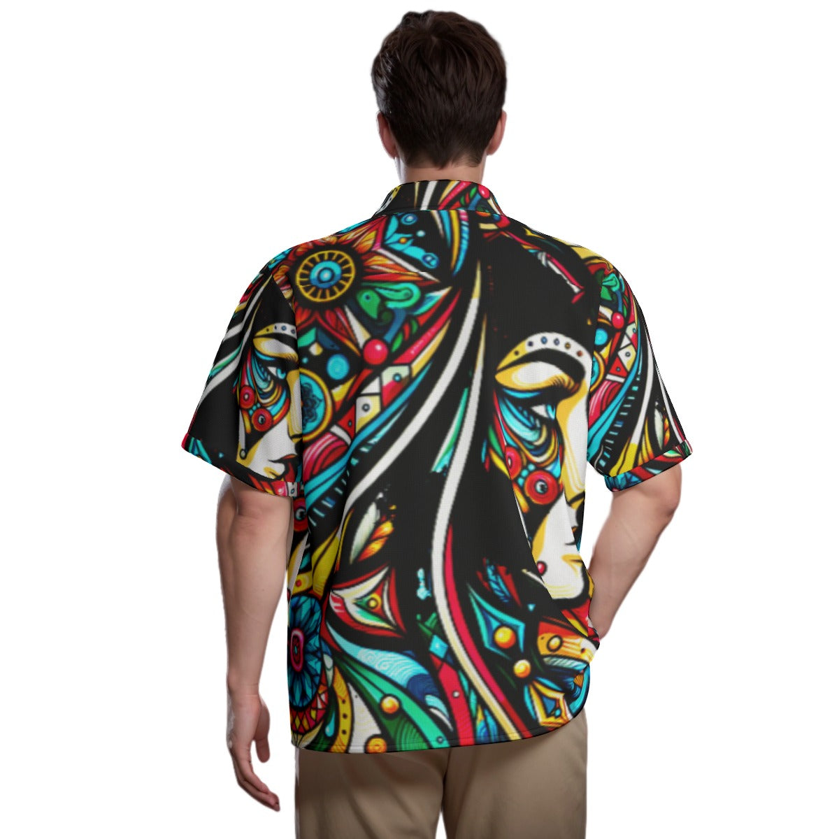 Nollywoodtrend  Print Unisex Shirt With Folding Sleeve