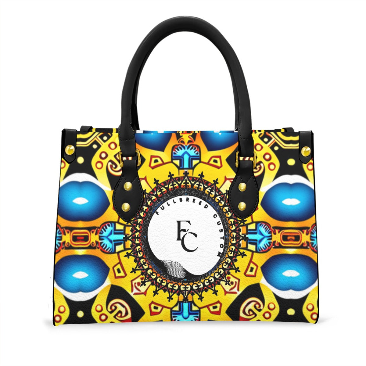 kokorepublic Women's Tote Bag With Black Handle