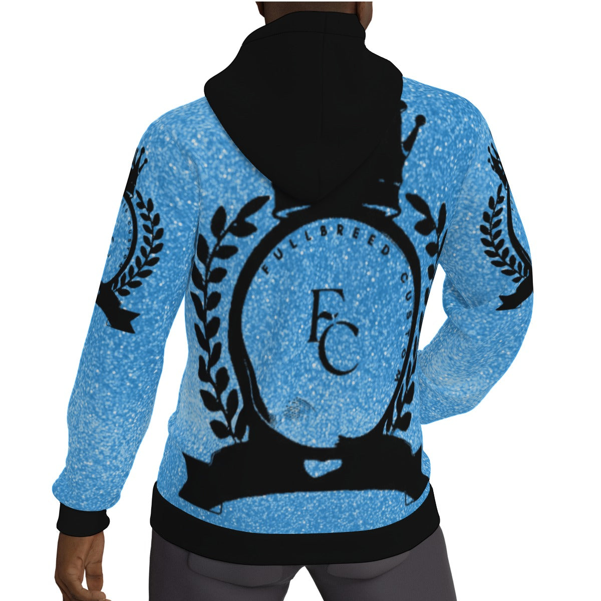 fullbreedCustom Print Men's Thicken Pullover Hoodie
