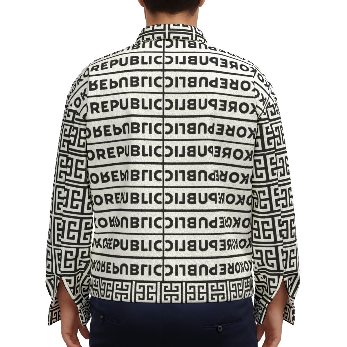 kokorepublic Print Unisex Lapel Jacket | 245GSM Cotton