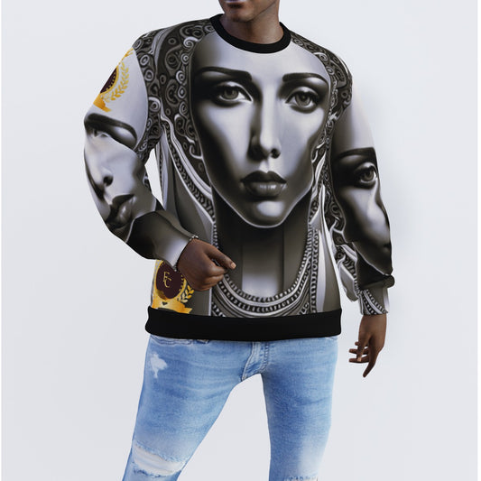 All-Over Print Men's Sweater