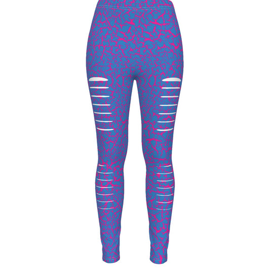 kokorepublic Print Women's Ripped Leggings