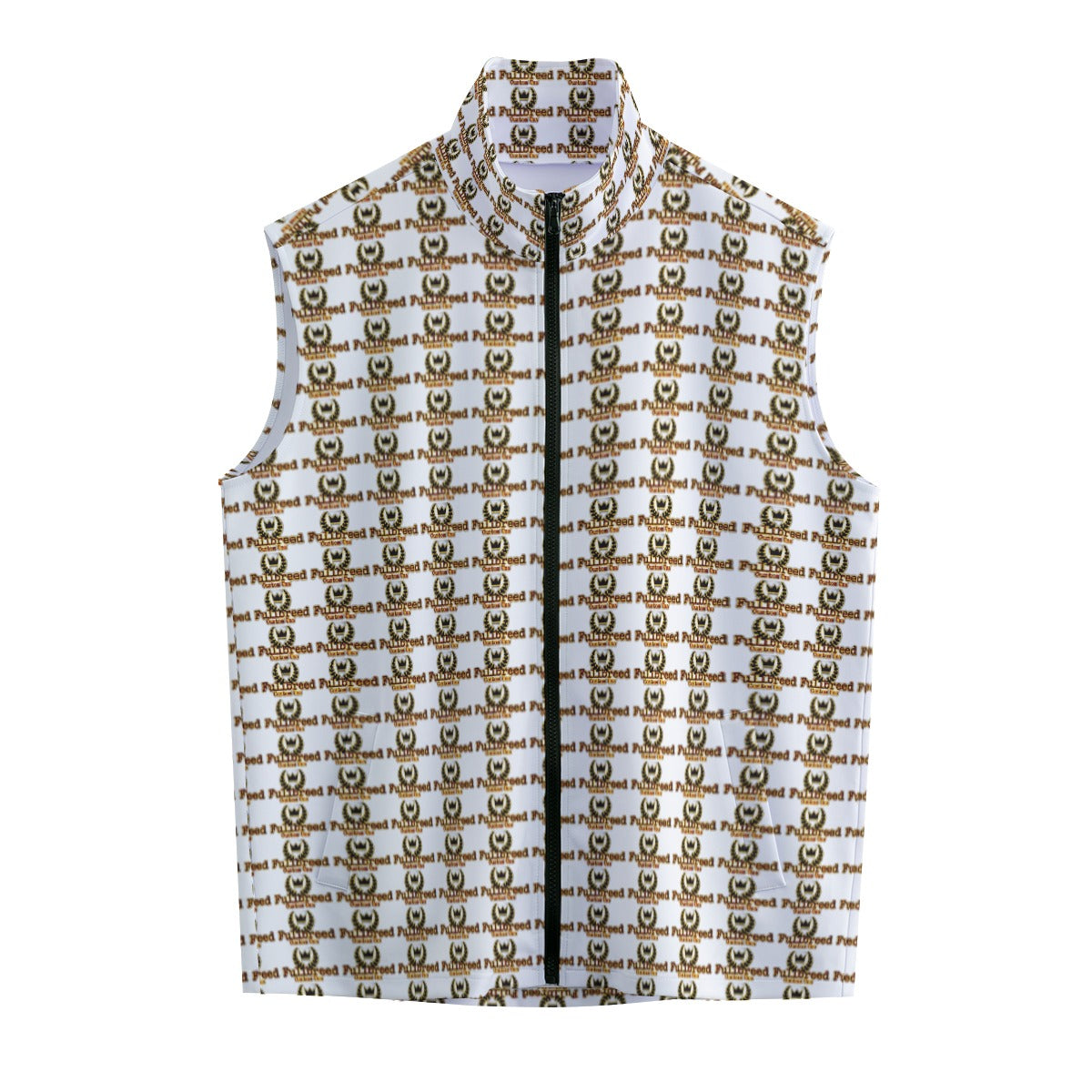 kokorepublic Print Men's Stand-up Collar Vest