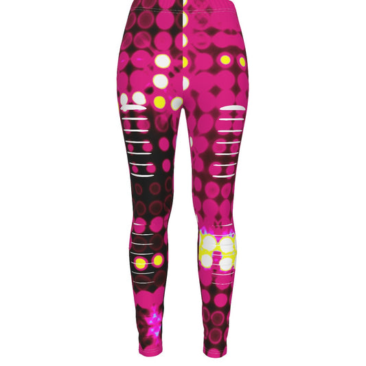 All-Over Print Women's Ripped Leggings
