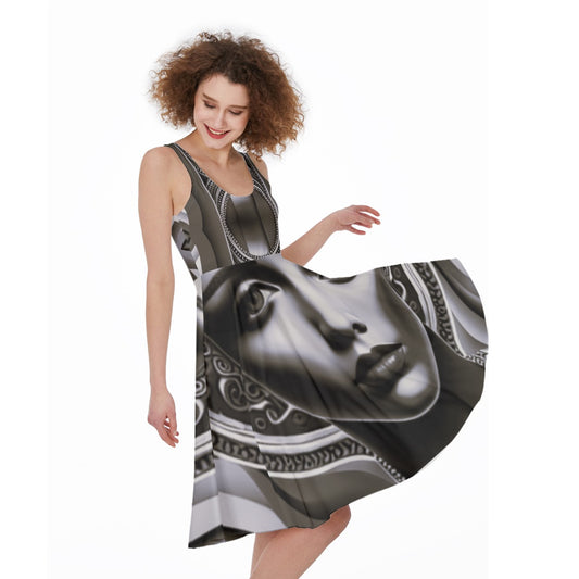 kokorepublic  Men's Sweater Print Women's Sleeveless Dress