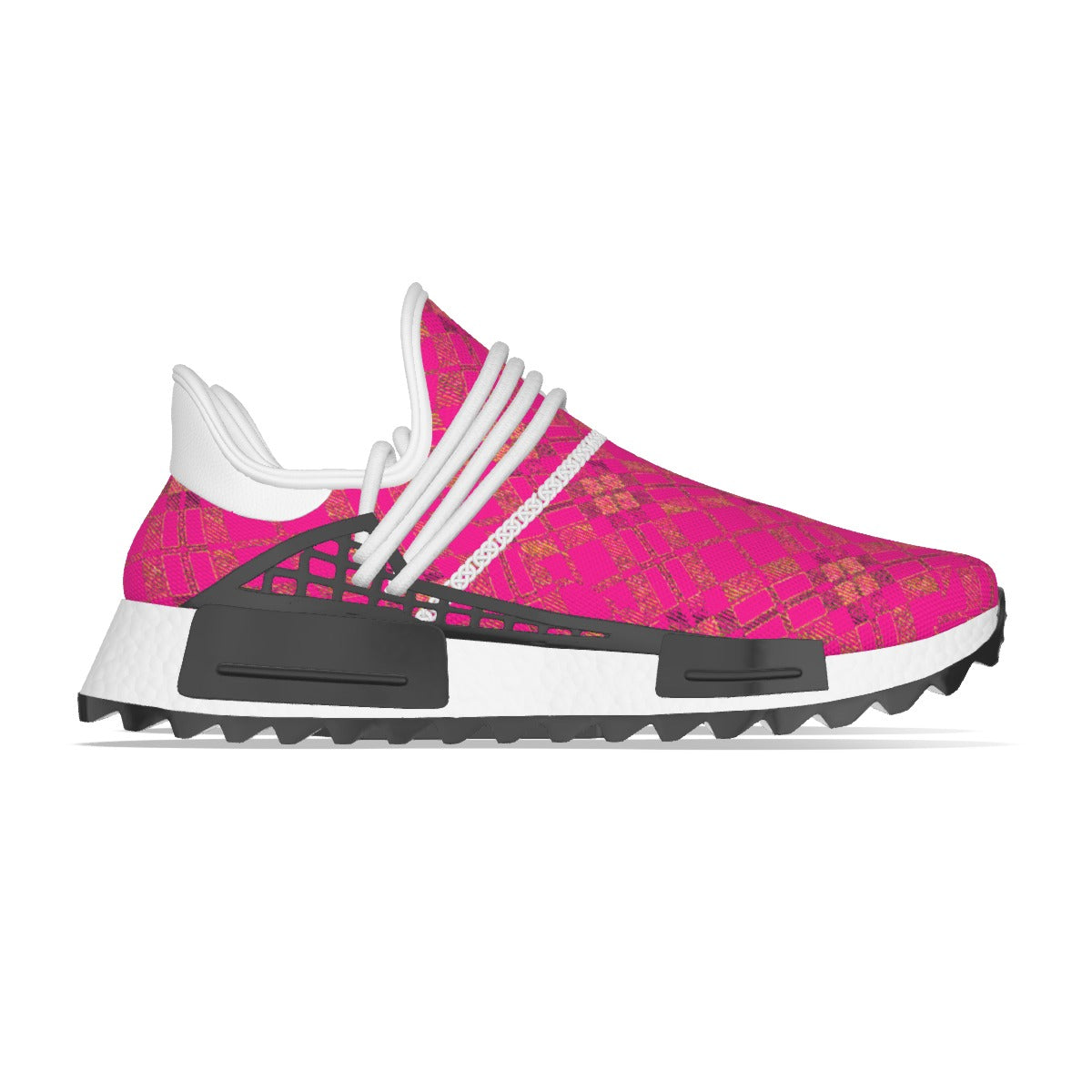 All-Over Print Men's Mesh Sneakers