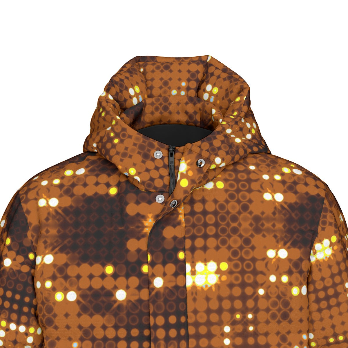 Print Unisex Long Down Jacket