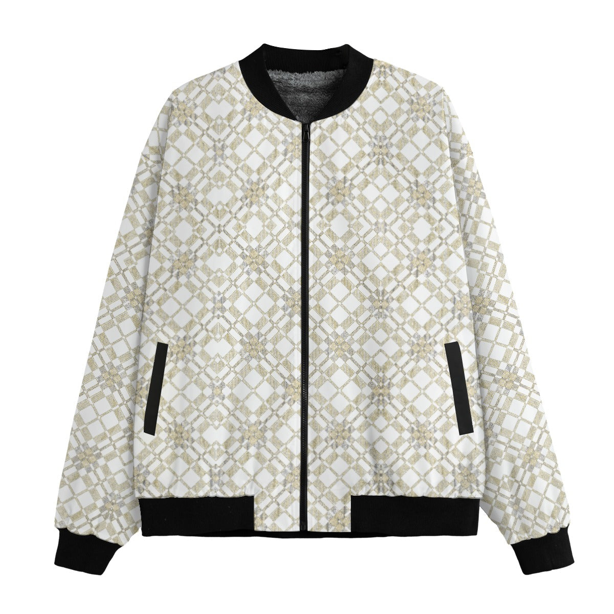 kokorepublic Men’s Fleece Bomber Jacket