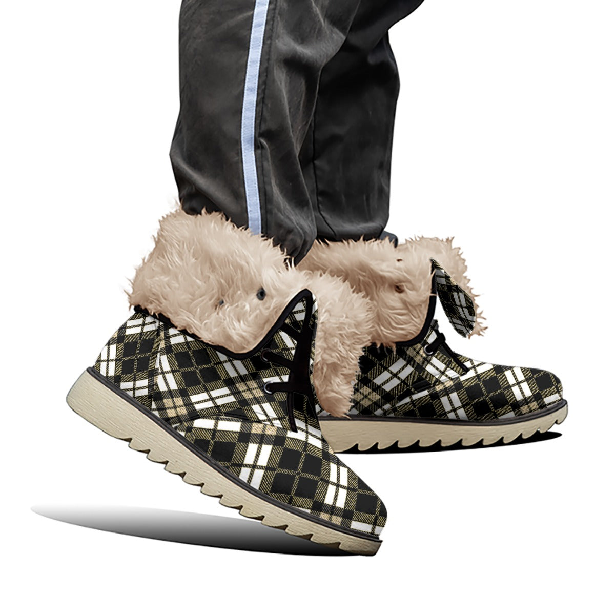 kokorepublic Print Women's Plush Boots