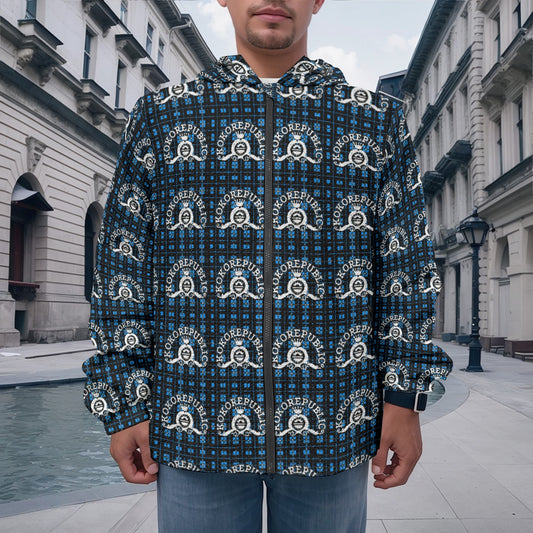 kokorepublic Print Men's Casual Zipper Jacket