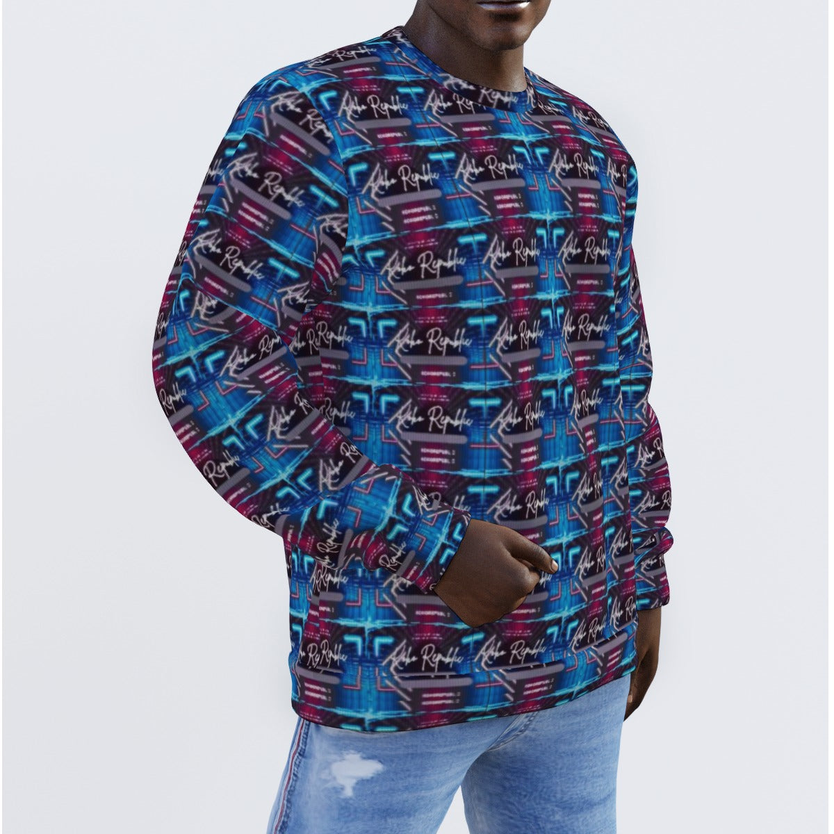 Kokorepublic  Print Men's Sweater