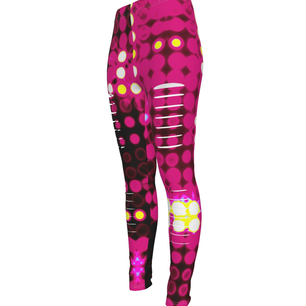 All-Over Print Women's Ripped Leggings