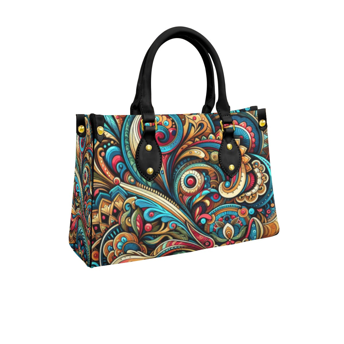 kokorepublic Women's Tote Bag With Black Handle