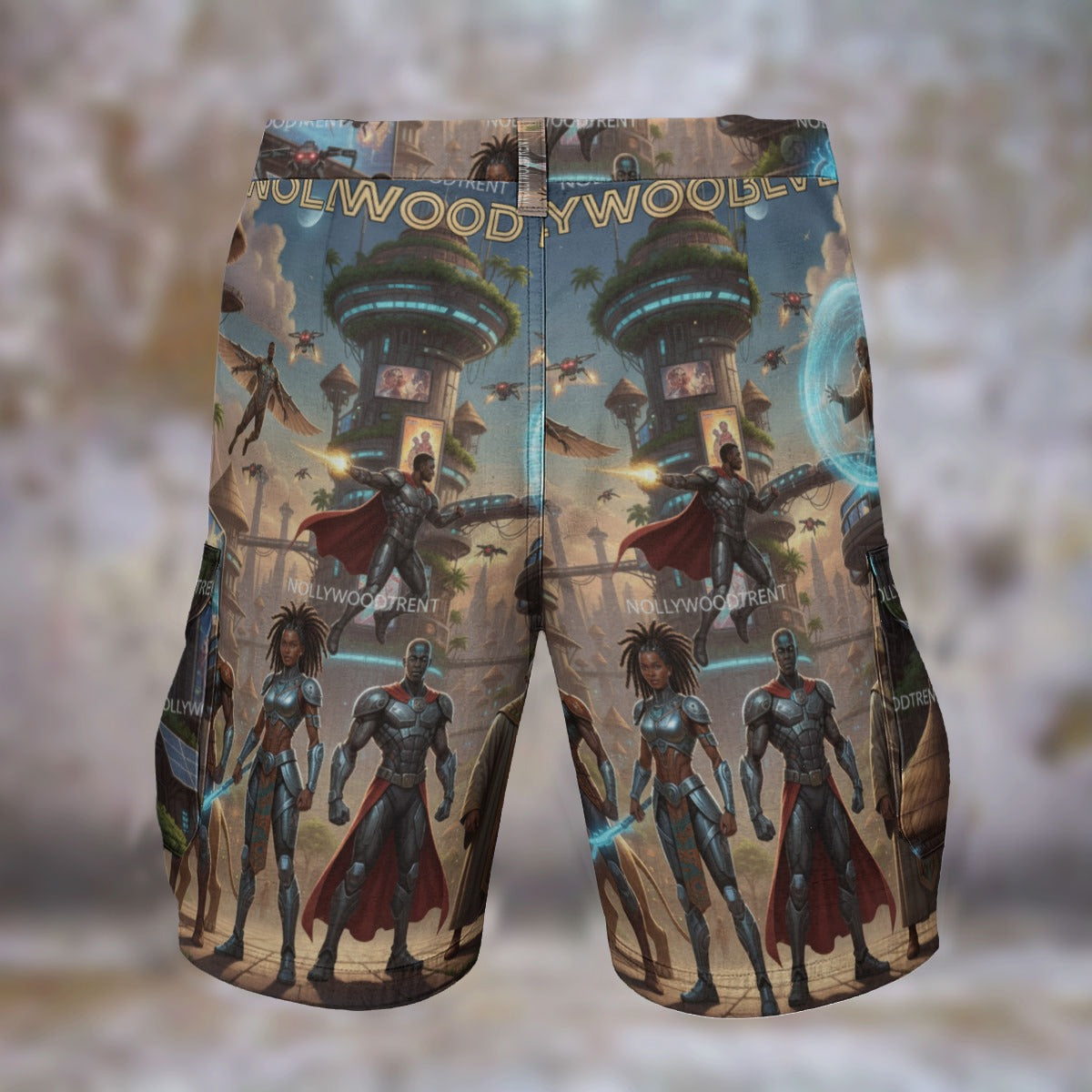 Nollywoodtrend  Print Men's Cargo Shorts