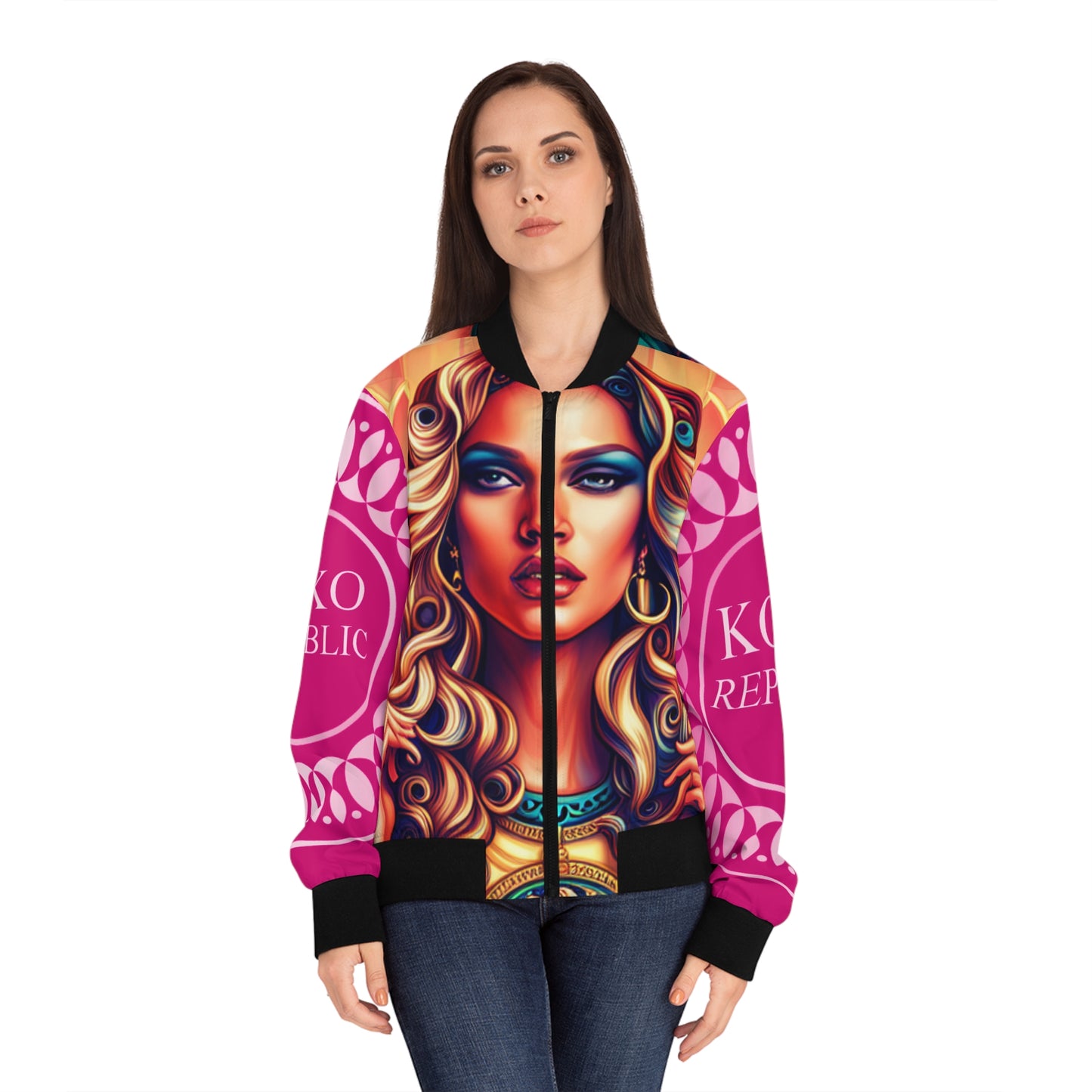 Women's Bomber Jacket (AOP)