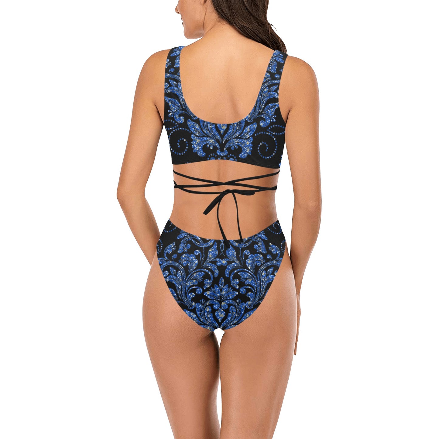kokorepublic  Women's Cross String Bikini Set (S29)