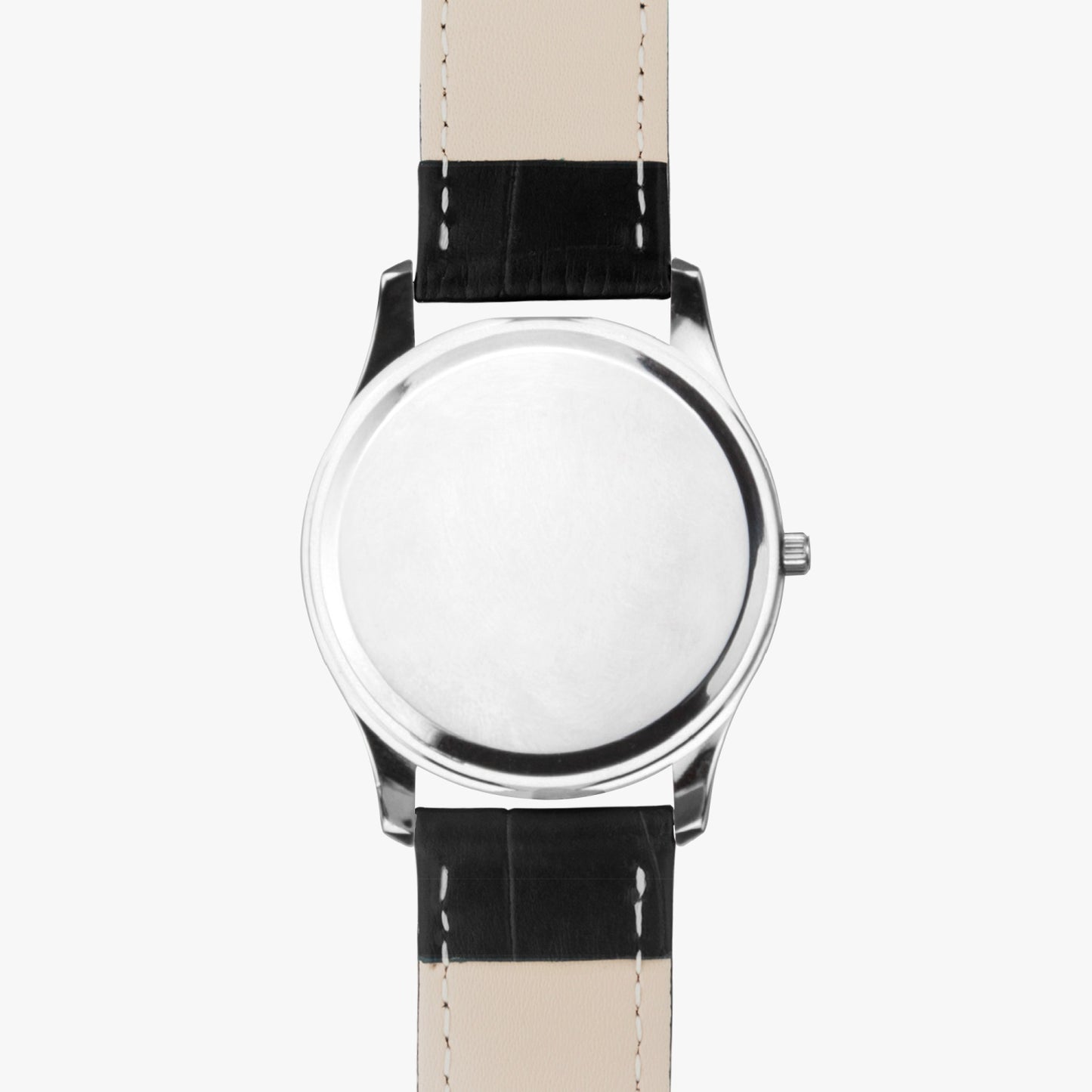 kokorepublic 152. Stylish Leather Strap Classic Quartz Watch (Silver)
