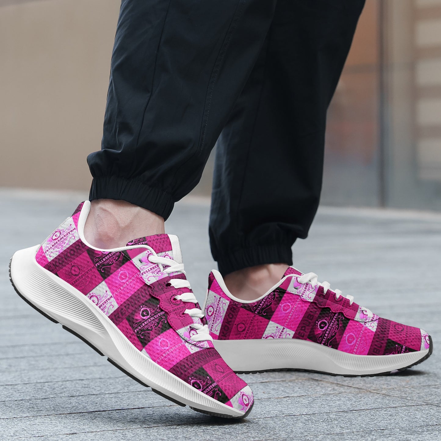 fullbreedcustom Unisex Mesh Tech Performance Running Shoes