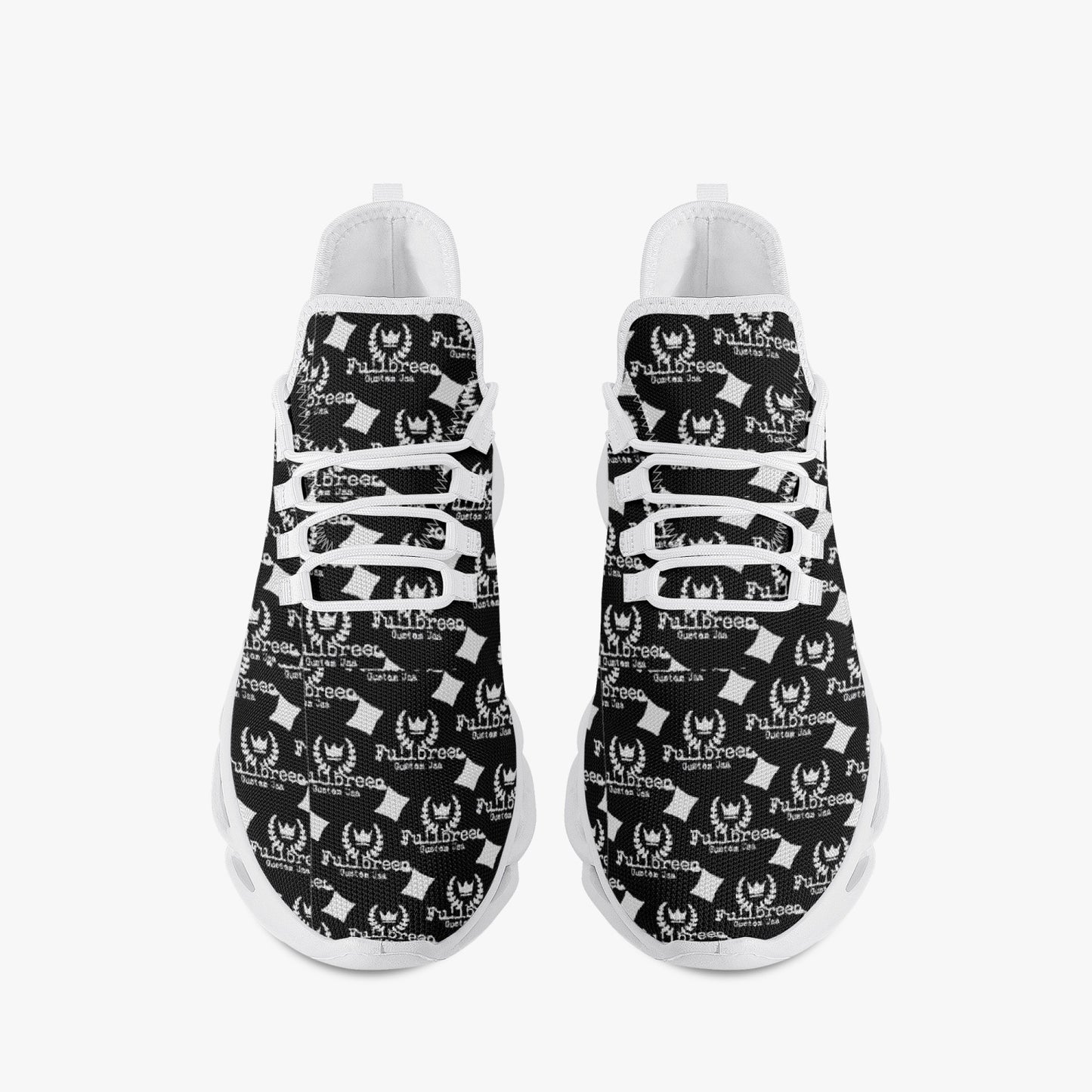kokorepublic 311. Bounce Mesh Knit Sneakers - White