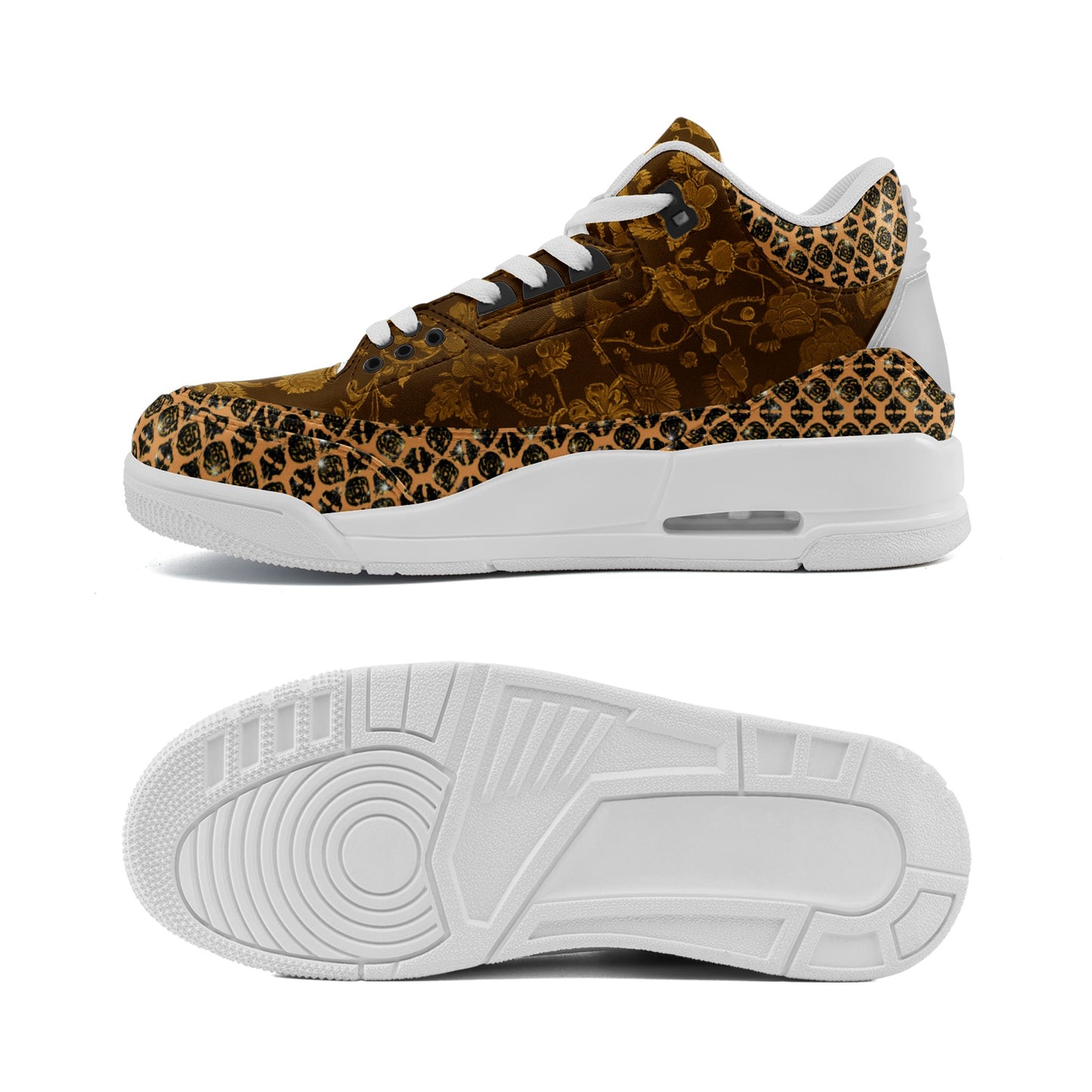 Fullbreedcustom Unisex Non Slip Sneakers Lace Up Fashion Shoes