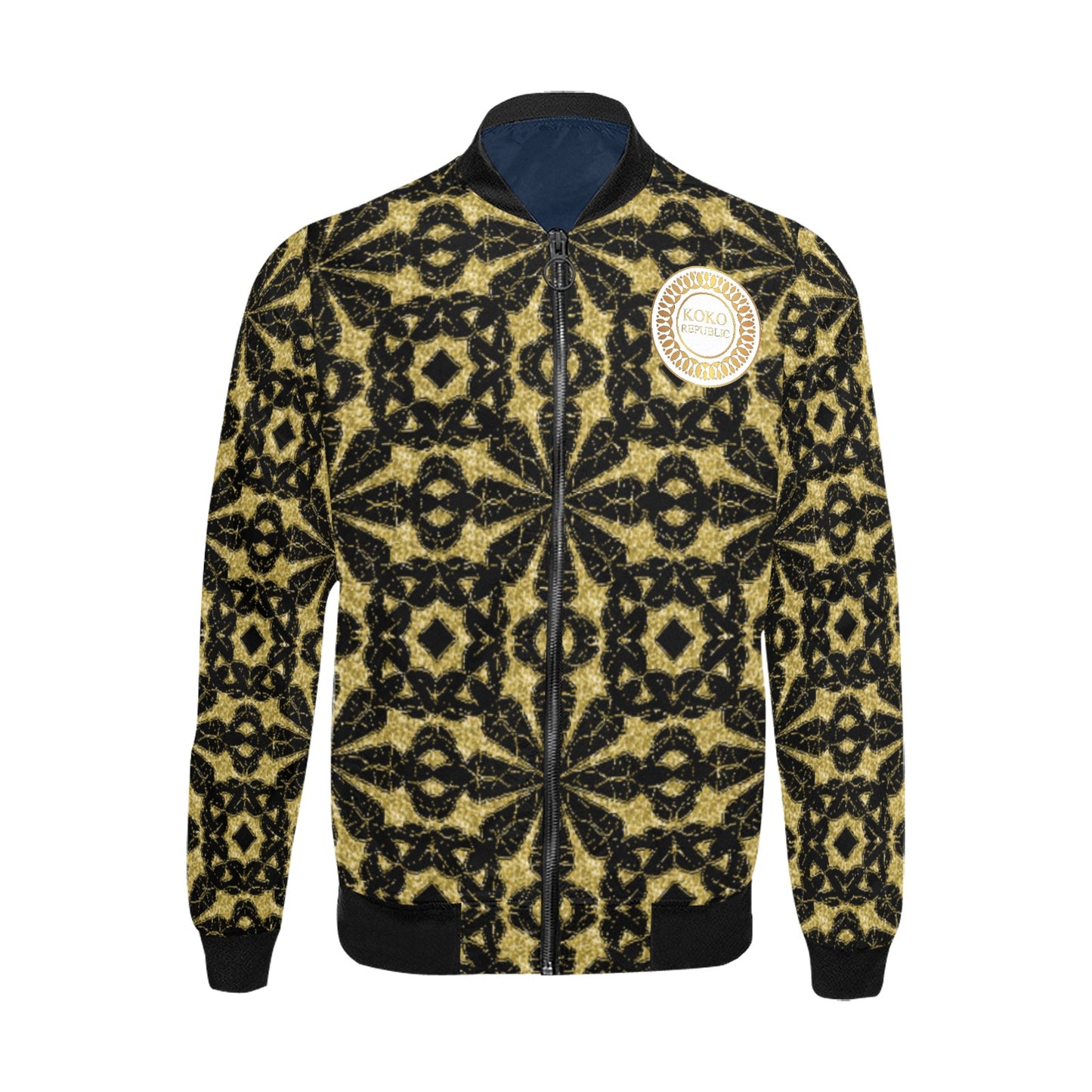kokorepublic Men's All Over Print Bomber Jacket (Model H31)