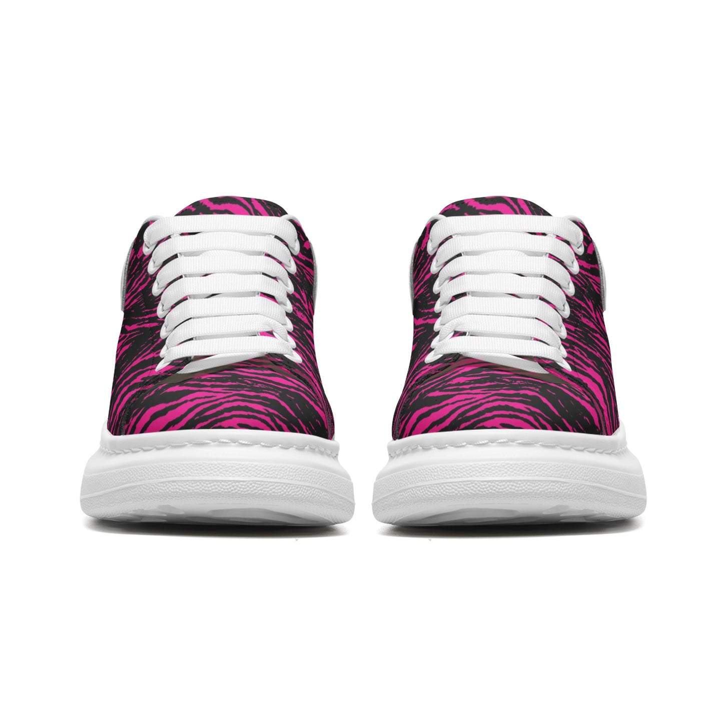 Kokorepublic Unisex Non Slip Lace Up Leather Sneakers