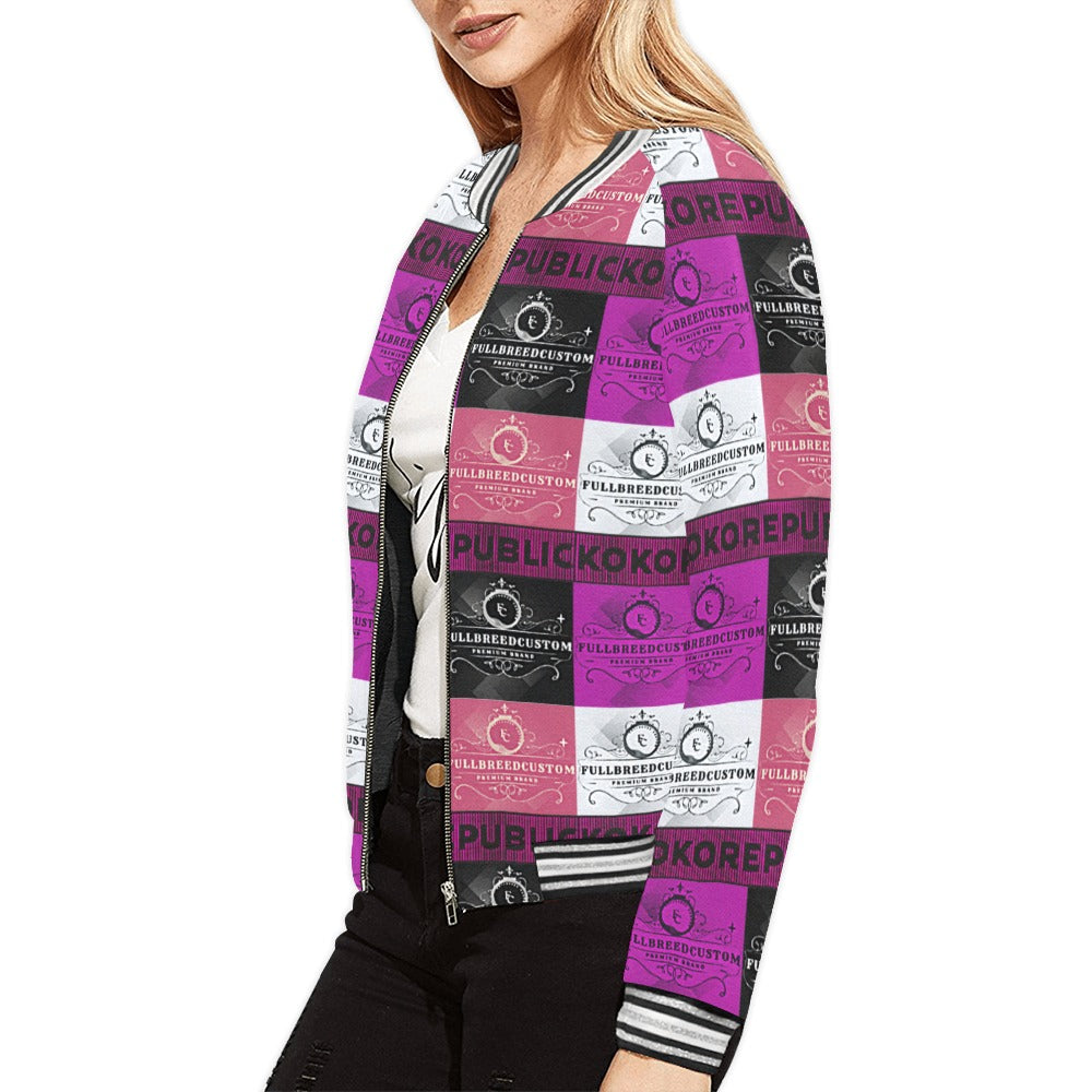 kokorepublicboutique  Women's Horizontal Stripes Jacket (Model H21)
